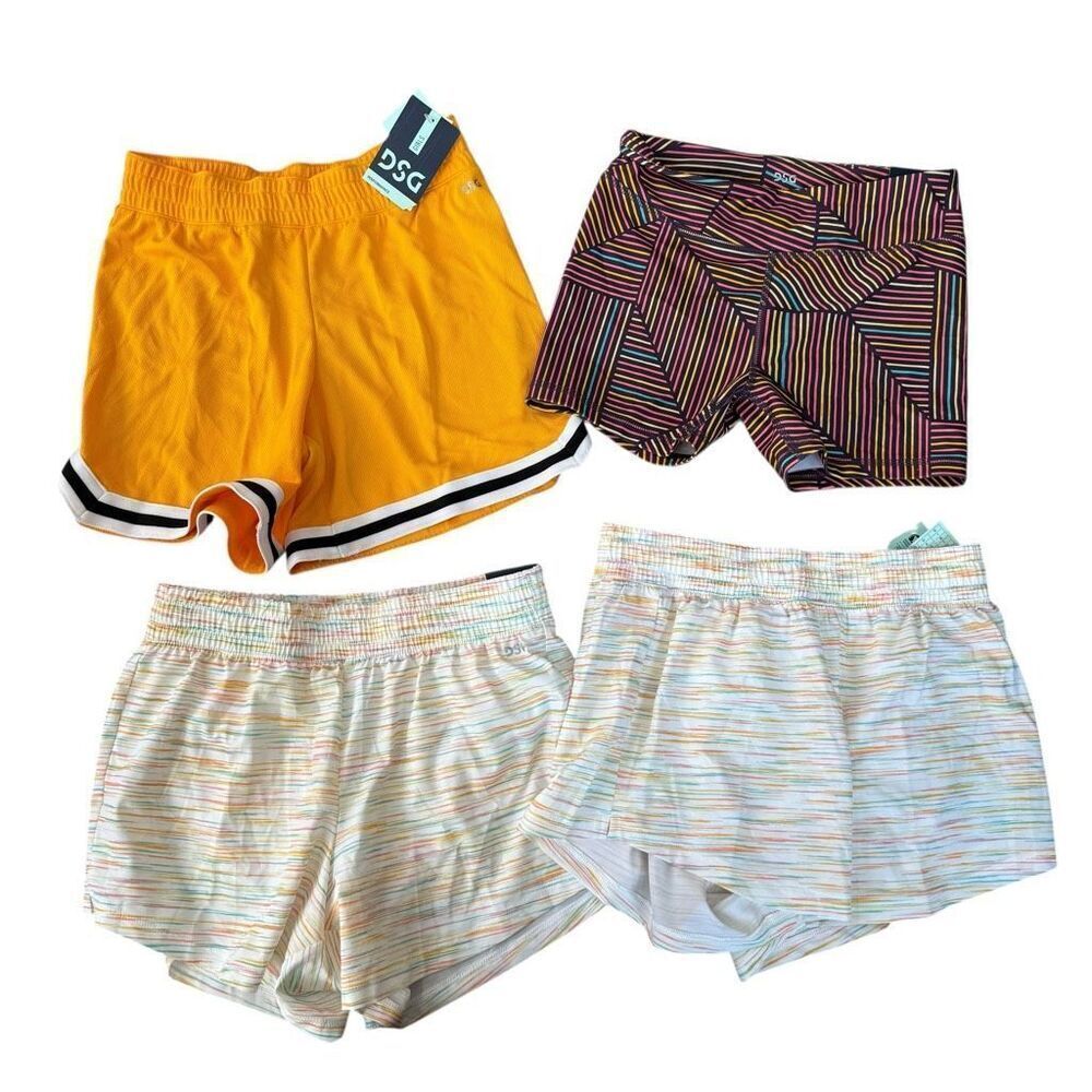 Set of 4 DSG SHORTS GIRLS size L 14 NWT